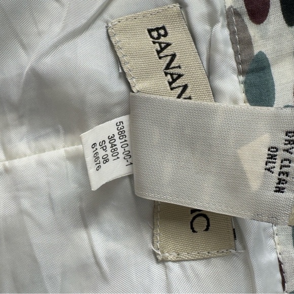 Banana Republic Printed Oval Dot Midi Skirt Size 12 - Picture 7 of 7